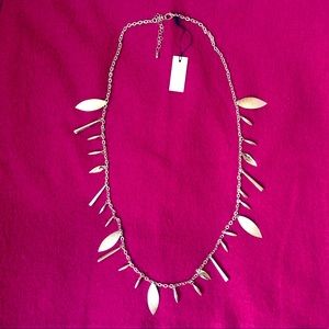 NWOT Stitch Fix Bancroft Samantha long layering silver tone necklace.